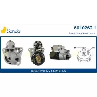 Démarreur SANDO 6010260.1