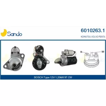 Démarreur SANDO 6010263.1