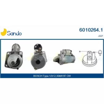 Démarreur SANDO 6010264.1