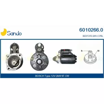 Démarreur SANDO 6010266.0