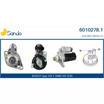 Démarreur SANDO 6010278.1