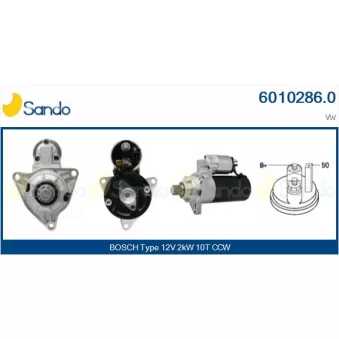 Démarreur SANDO 6010286.0