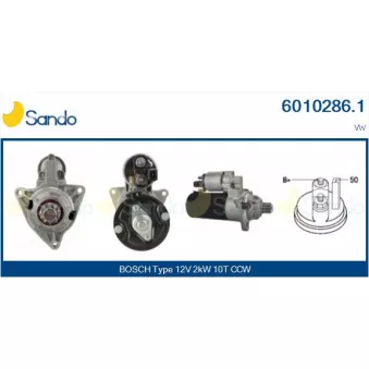 Démarreur SANDO 6010286.1