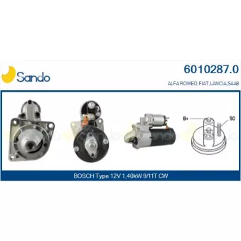 Démarreur SANDO 6010287.0