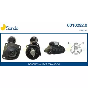 Démarreur SANDO 6010292.0