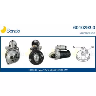 Démarreur SANDO 6010293.0