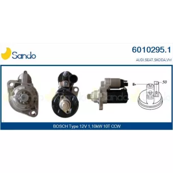 Démarreur SANDO 6010295.1