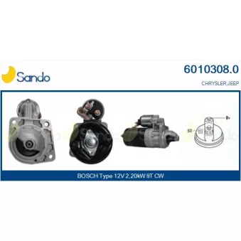 Démarreur SANDO 6010308.0