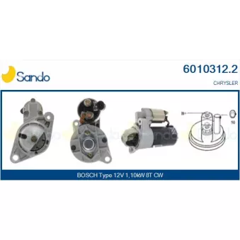 Démarreur SANDO 6010312.2