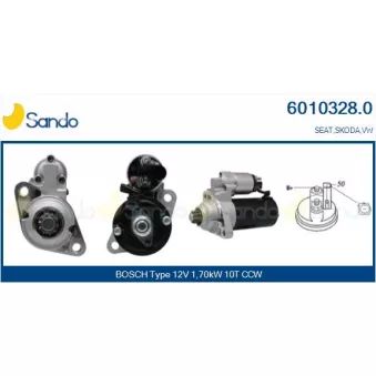 Démarreur SANDO 6010328.0