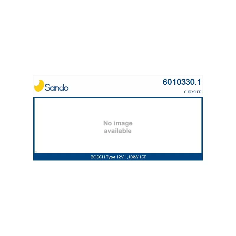 Démarreur SANDO 6010330.1