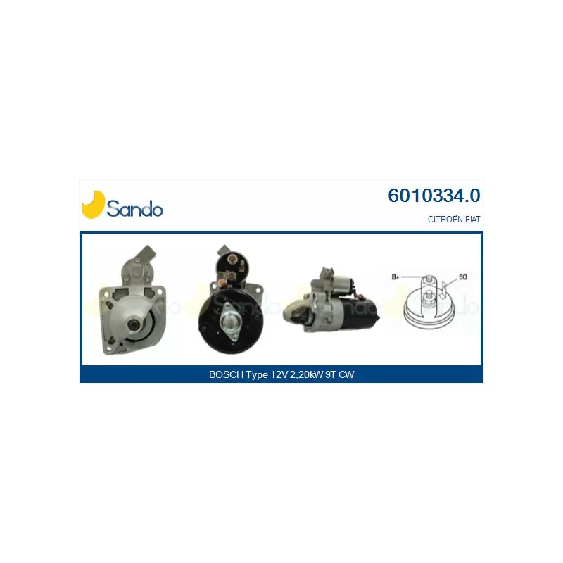 Démarreur SANDO 6010334.0
