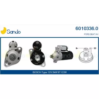 Démarreur SANDO 6010336.0