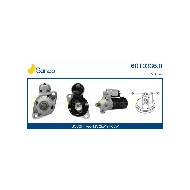 Démarreur SANDO 6010336.0
