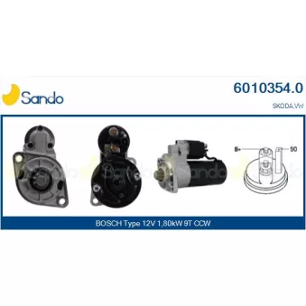 Démarreur SANDO 6010354.0