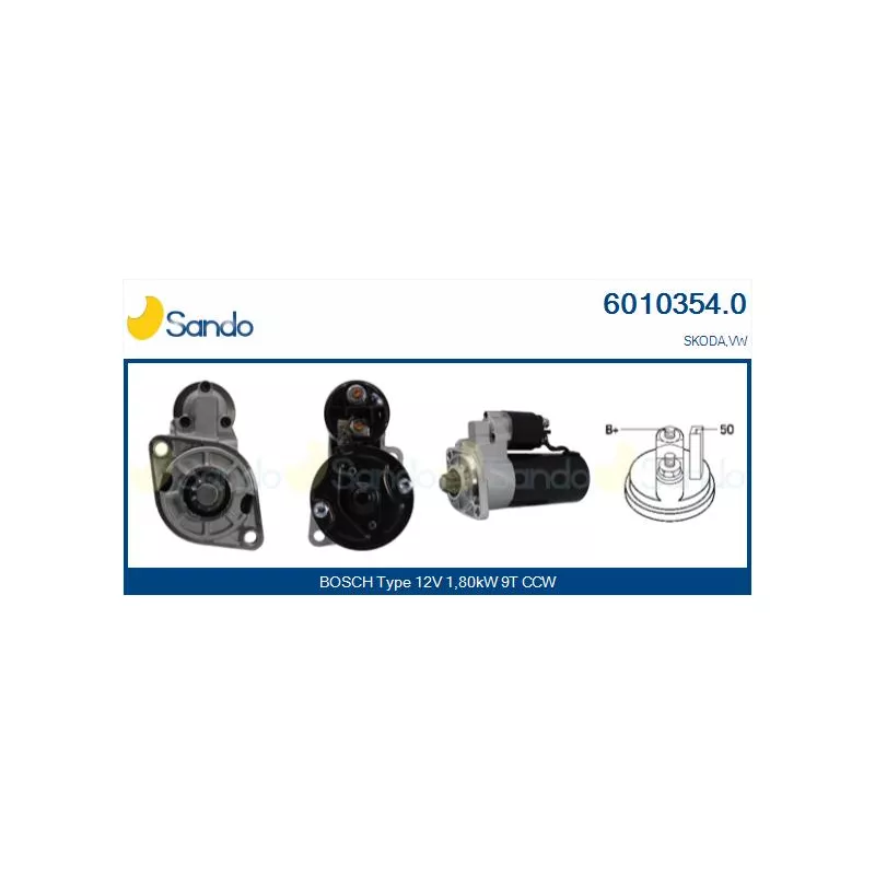 Démarreur SANDO 6010354.0