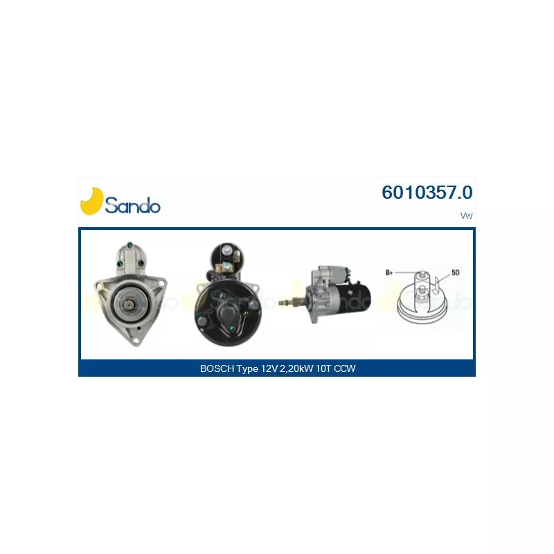 Démarreur SANDO 6010357.0
