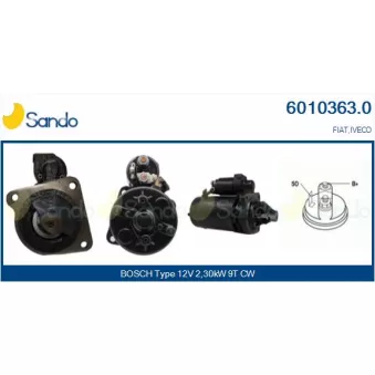 Démarreur SANDO 6010363.0
