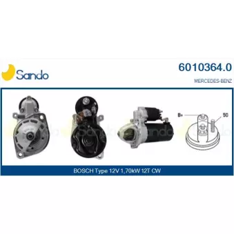Démarreur SANDO 6010364.0