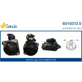 Démarreur SANDO 6010372.0