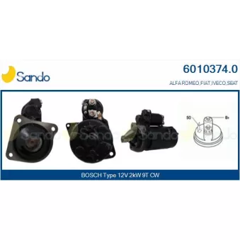 Démarreur SANDO 6010374.0