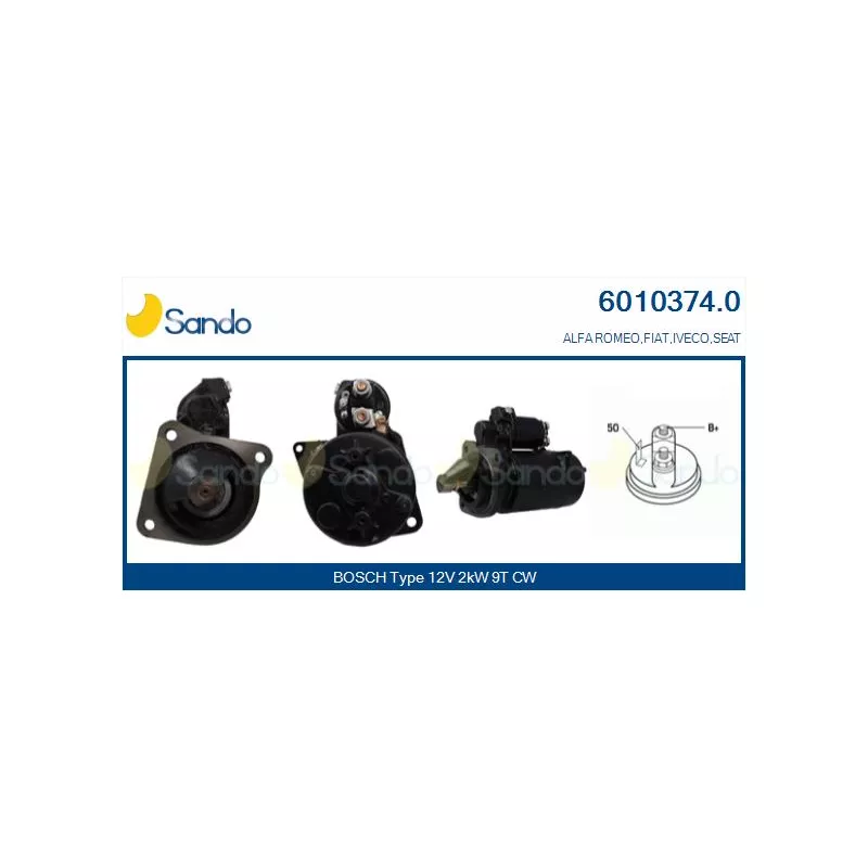 Démarreur SANDO 6010374.0