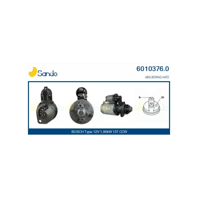 Démarreur SANDO 6010376.0