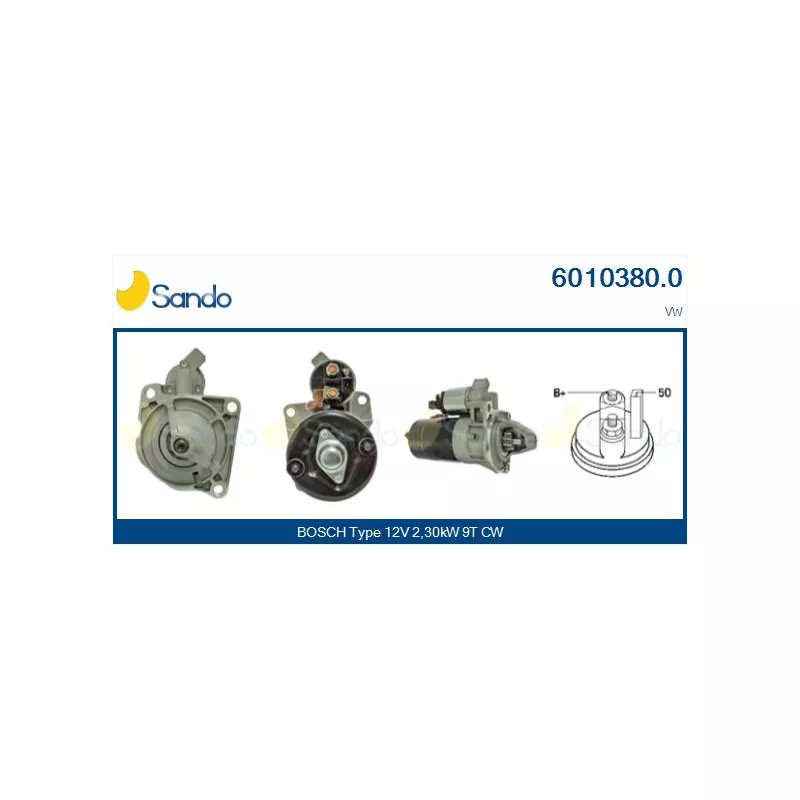 Démarreur SANDO 6010380.0