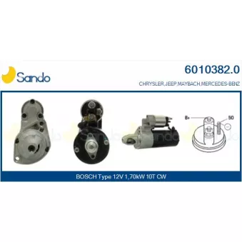 Démarreur SANDO 6010382.0