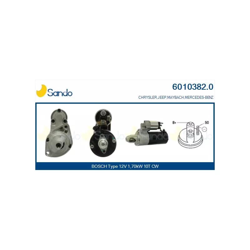 Démarreur SANDO 6010382.0
