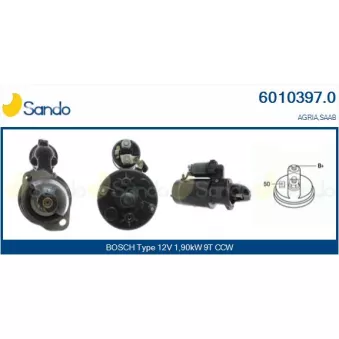 Démarreur SANDO 6010397.0