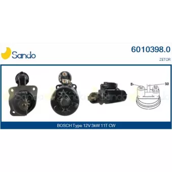 Démarreur SANDO 6010398.0