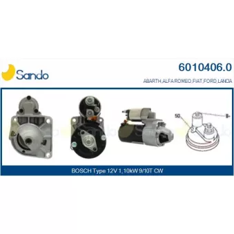 Démarreur SANDO 6010406.0