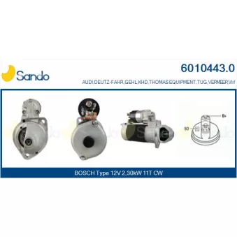 Démarreur SANDO 6010443.0