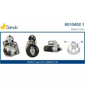 Démarreur SANDO 6010452.1