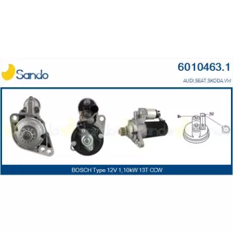 Démarreur SANDO 6010463.1