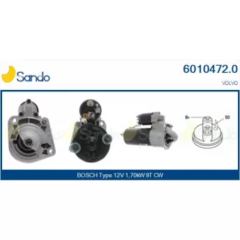Démarreur SANDO 6010472.0