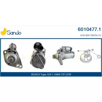 Démarreur SANDO 6010477.1