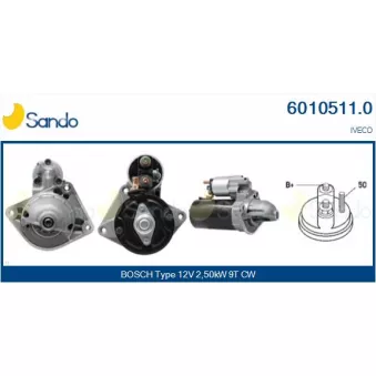 Démarreur SANDO 6010511.0