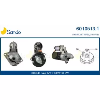 Démarreur SANDO 6010513.1