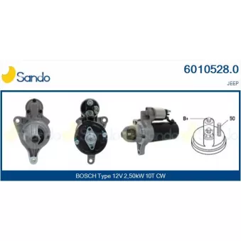Démarreur SANDO 6010528.0