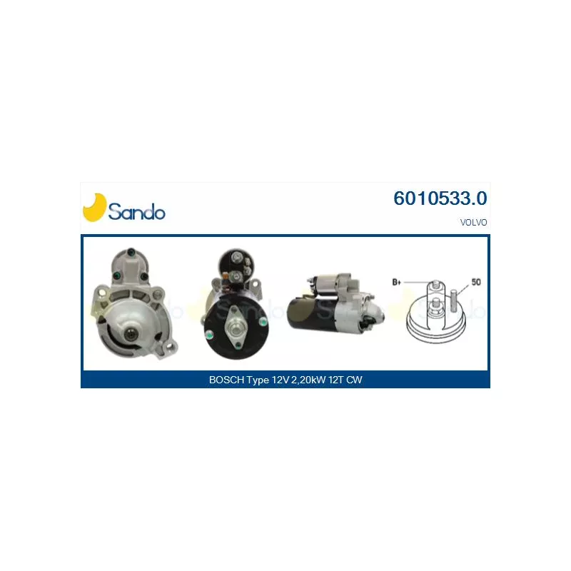 Démarreur SANDO 6010533.0