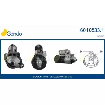 Démarreur SANDO 6010533.1