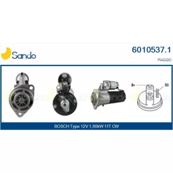 Démarreur SANDO 6010537.1