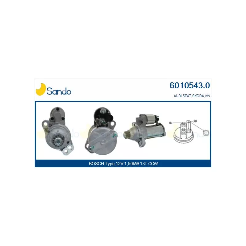 Démarreur SANDO 6010543.0