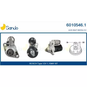 Démarreur SANDO 6010546.1