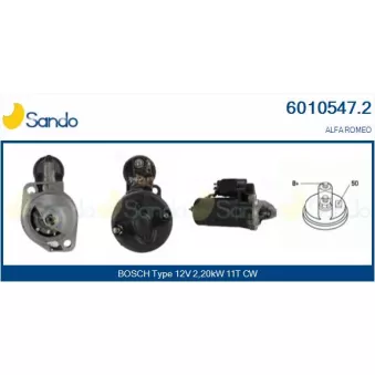 Démarreur SANDO 6010547.2