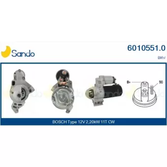 Démarreur SANDO 6010551.0