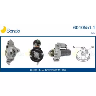 Démarreur SANDO 6010551.1