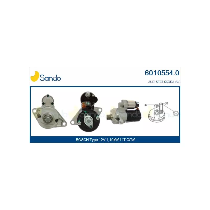 Démarreur SANDO 6010554.0